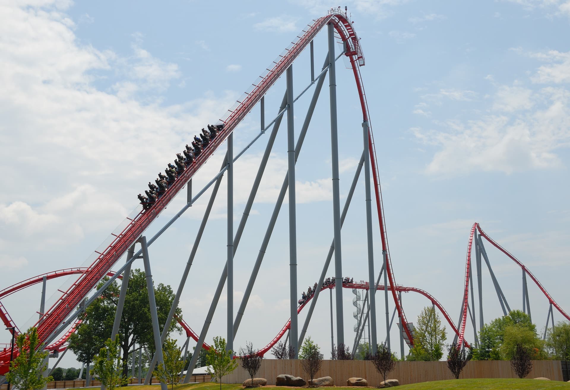 Roller coaster photo